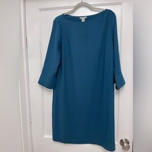 H&M Dress size US 12, deep teal color